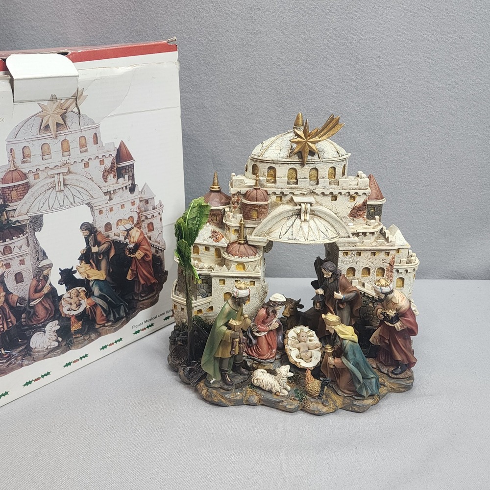 Santini Nativity Scene‎ Holy Family Wise Men Christmas Display Figurine Set